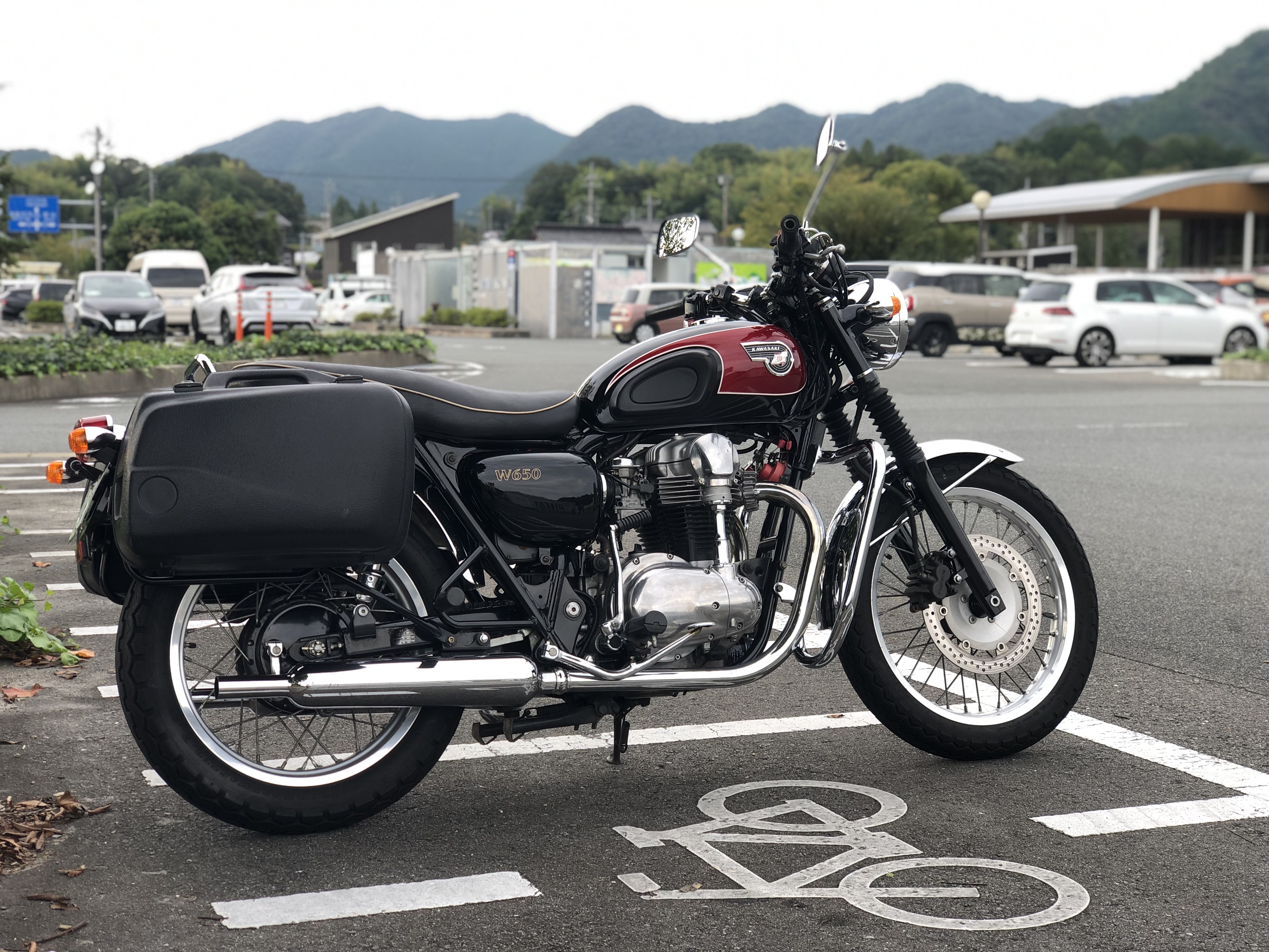 Hepco&Becker W650 パニアケースステー&パニアケース